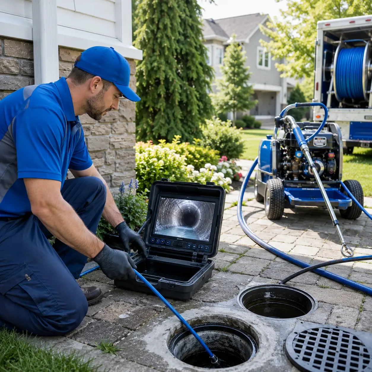 Outdoor drain cleaning professionals serving Alpharetta, GA